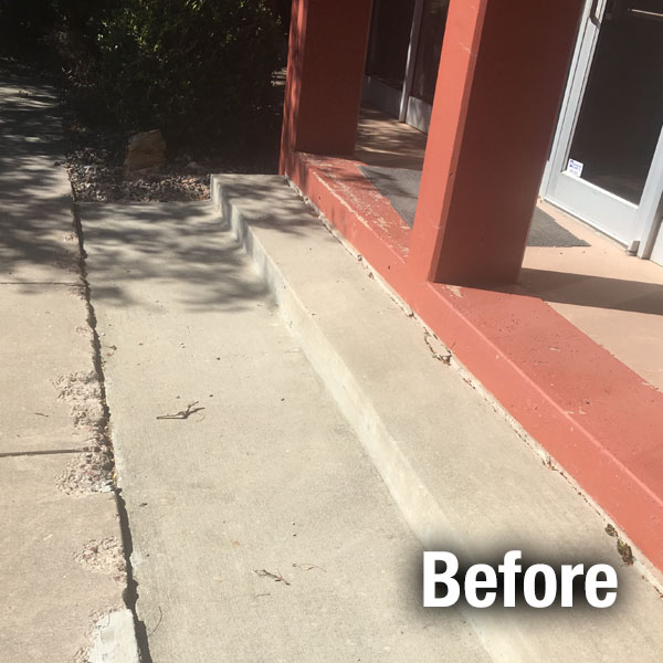 Commercial Concrete Repair - Cleveland West - Before